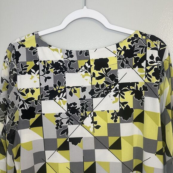 JM Collection Women’s Size L Multicolor Studded 3/4 Sleeves Blue Green - Picture 7 of 13